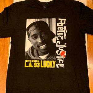 Tupac Poetic Justice T-SHIRT Large